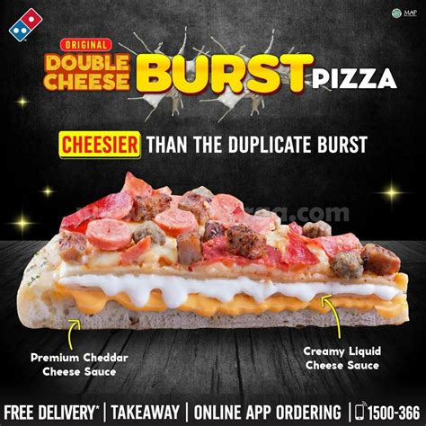 Harga Cheese Burst Premium Pizza Domino