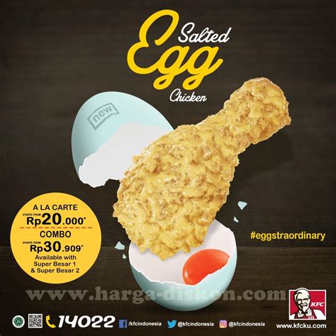 Harga Chicken Salted Egg KFC