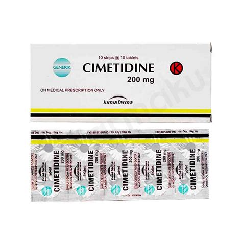 Harga Cimetidine 200mg di Pasaran Indonesia