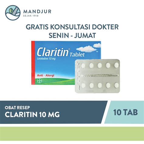Harga Claritin Tablet 10mg di Indonesia